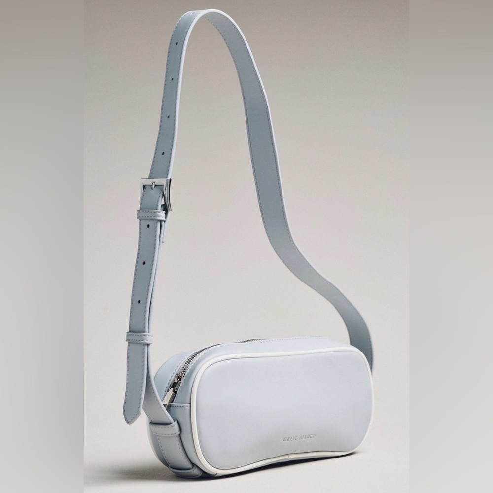 Melie Bianco Vegan Leather Sporty Shoulder Bag